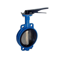 Van Bướm Tay Gạt Shin Yi WBLS DN50 Đến DN150, 60mm Đến 168mm, Xanh Dương