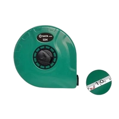 50m × 13mm Thước Kéo Thép Bọc Sợi Thủy Tinh SATA 91363B