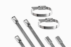 Dây Rút Inox SS201 Bee AUTO, Mã BT2BUC, Bản Rộng 4.6mm-7.9mm, Chiều Dài 100mm-1000mm, 100 Sợi/Bịch, 1500-5000 Sợi/Hộp, Màu Bạc