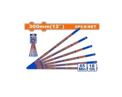 Bộ 6 Lưỡi Khung Cưa Sắt 300mm(12 Inch) 18T WADFOW