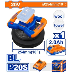 Máy Đánh Bóng Dùng Pin 20v-254mm WADFOW