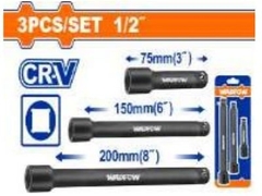 Bộ 3 Đầu Chuyển Đầu Tuýp Dài WADFOW WMS7403