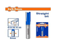Mũi Phay Gỗ Thẳng 6x9.5mm WADFOW
