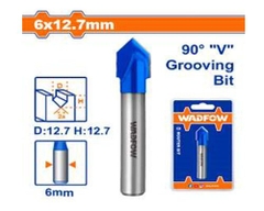 Mũi Phay Gỗ Cắt Rãnh V 6x12.7mm WADFOW