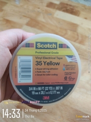 Băng Keo Điện Vinyl 3M™ Scotch® 35, Vàng