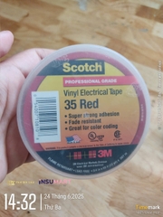 Băng Keo Điện Vinyl 3M™ Scotch® 35, Đỏ