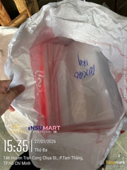 Túi Zip Chỉ Đỏ, Dày 7 Mic, Kích Thước 4x6-35x48cm, 32-1750 Túi/Kg, 25Kg/Bao