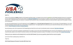 Bóng Pickleball KAMAZ chính thức đạt chuẩn USAPA!