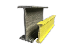 XÀ GỒ COMPOSITE - HÌNH I ( XÀ GỒ NHỰA FRP )