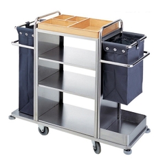 Xe làm buồng phòng khách sạn inox E23-H