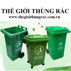 Thùng rác môi trường xanh 60L, 120L, 240L, 660L, 1100L