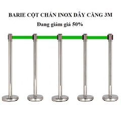 Top 15 cột chắn inox, cọc rào chắn inox sự kiện thường sử dụng