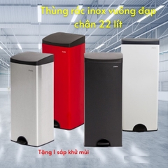 Thùng rác Fitis Premium đạp vuông cao lớn 22L - Giảm giá 50%