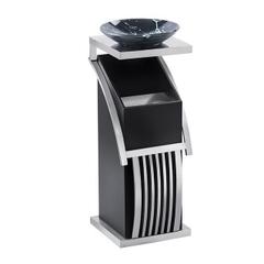 Thùng rác inox sảnh đẹp sang trọng A86