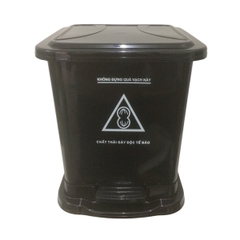 Thùng rác y tế 30 lít màu đen