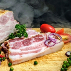 Smoked and baked bacon 500 grams