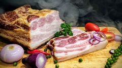 Smoked and baked bacon 500 grams