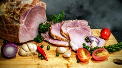Smoked and steamed ham 800 grams