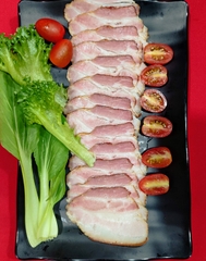 Smoked and baked bacon 100g