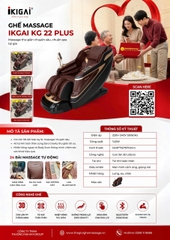 Ghế massage IKIGAI KG22 Plus