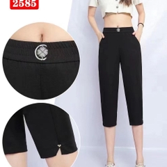 Quần ôm thun nữ lững hàng nhập unisex Voi Pants Nhung Kem Women