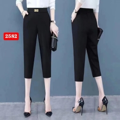 Quần ôm thun nữ lững hàng nhập unisex Voi Pants Nhung Kem Women