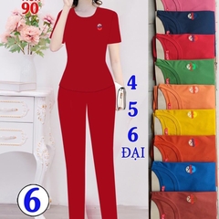 Bộ cotton mịn siêu mát cho chị em từ U30 tuổi trở lên Nữ Thun Women