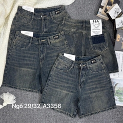 Quần sọc jean cotton không co giản nữ A3356 - Quần sọc jean nữ xinh bò Voi - Women