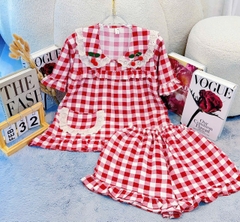 Bộ Cotton hàn tiểu thư tay ngắn quần đùi giành cho các nàng thơ