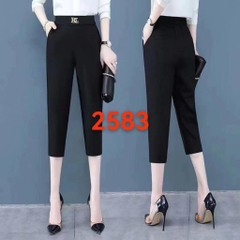 Quần ôm thun nữ lững hàng nhập unisex Voi Pants Nhung Kem Women