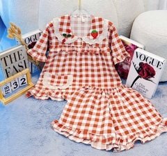 Bộ Cotton hàn tiểu thư tay ngắn quần đùi giành cho các nàng thơ