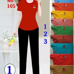 Bộ cotton mịn siêu mát cho chị em từ U30 tuổi trở lên Nữ Thun Women