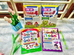 Bộ Ôn Hè Toán, Tiếng Việt, Tiếng Anh Lớp 1,2,3,4,5 - QBooks