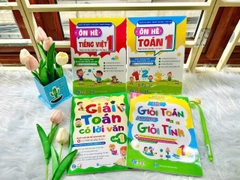 Bộ Ôn Hè Toán, Tiếng Việt, Tiếng Anh Lớp 1,2,3,4,5 - QBooks