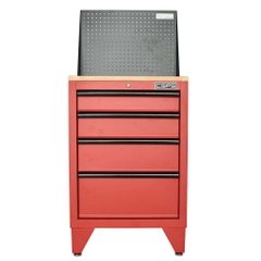 Tủ đồ nghề đựng dụng cụ CSPS 61cm - 04 hộc kéo màu đen/đỏ