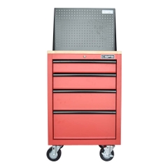Tủ dụng cụ CSPS 61cm - 04 hộc kéo màu Đỏ tay cầm đen