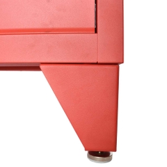 Tủ dụng cụ CSPS 61cm - 04 hộc kéo màu Đỏ tay cầm đen