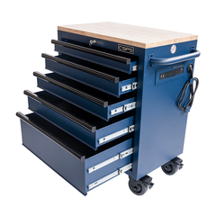 Tủ đồ nghề dụng cụ CSPS 76cm - 05 hộc kéo không nâng hạ màu đen/ xanh