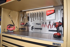 Bộ tủ dụng cụ 280cm màu nâu