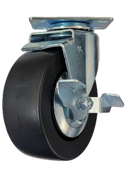 Bánh xe CSPS 227kg đế xoay khóa mạ kẽm