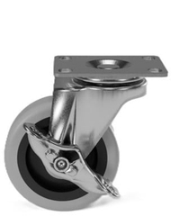 Bánh xe CSPS 51kg đế xoay khóa mạ kẽm