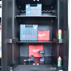 Bộ 10 tủ CSPS 366cm Đen