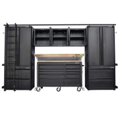 Bộ 10 tủ CSPS 366cm Đỏ