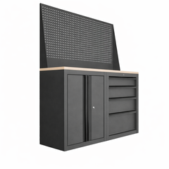 Tủ dụng cụ CSPS 122cm màu Đen 02 hộc kéo