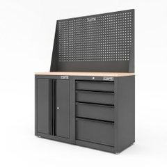 Tủ dụng cụ CSPS 122cm màu Đen 02 hộc kéo