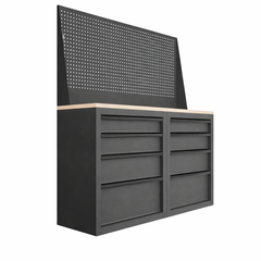 Tủ dụng cụ CSPS 122cm màu Đen 02 hộc kéo