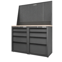 Tủ dụng cụ CSPS 122cm màu Đen 02 hộc kéo