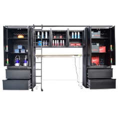 Bộ 9 tủ CSPS 366cm Đỏ