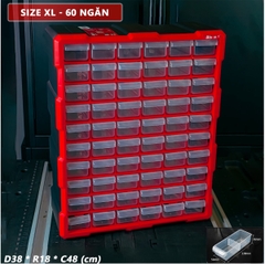 Tủ đựng dụng cụ nhựa 60 ngăn BISON BS386202D