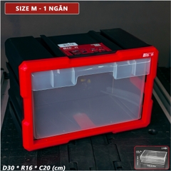 Tủ đựng dụng cụ nhựa kết nối 1 ngăn BISON BS386881A